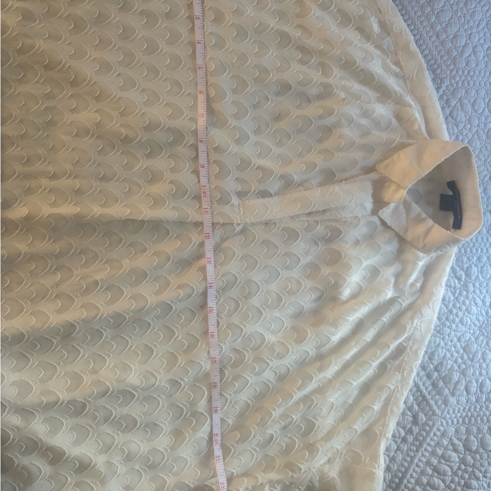 French Connection Ivory Patterned Blouse - image 6